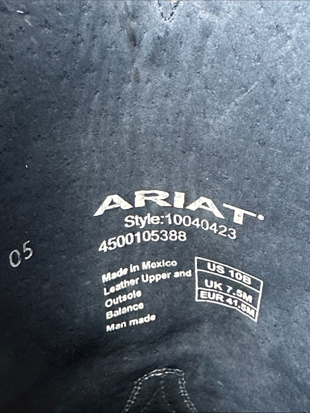 Ariat Boots Size 10B - Picture 6 of 7